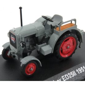   EDICOLA EICHER ED25II TRACTOR 1951 - CON VETRINA - WITH SHOWCASE