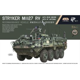   Border Stryker M1127 RV with Rear M240B and HF Antenna makett