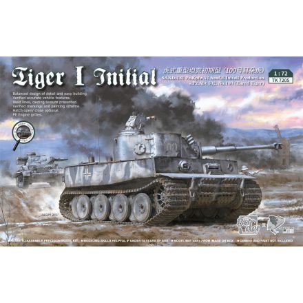 Border Tiger I initial (Sd.Kfz.181) - Eared Tiger makett