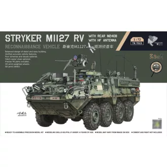   Border Model Stryker M1127 RV with Rear M240B and HF Antenna harcjármű makett