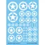 Techmod Allied Star Insignia White makett matrica
