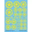 Techmod Allied Star Insignia Yellow makett matrica