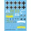 Techmod Messerschmitt Bf 109F-4 makett matrica