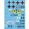 Techmod Messerschmitt Bf 110D makett matrica
