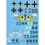 Techmod Messerschmitt Bf 110D makett matrica