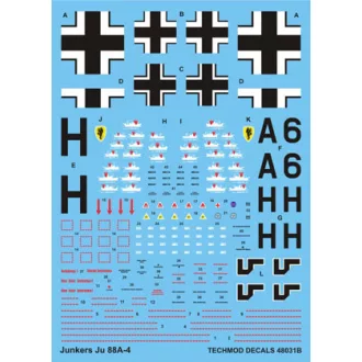 Techmod Junkers Ju 88 A-4 makett matrica