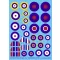 Techmod British National Insignias - Supermarine Spitfire makett matrica