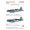Techmod Vought F4U-1A Corsair makett matrica