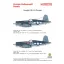 Techmod Vought F4U-1A Corsair makett matrica
