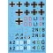 Techmod Messerschmitt Bf 110C makett matrica