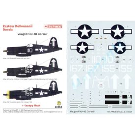 Techmod Vought F4U-1D Corsair matrica