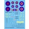 Techmod Supermarine Spitfire IX makett matrica
