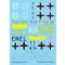 Techmod Messerschmitt Bf 109G-2 makett matrica
