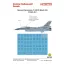 Techmod F-16 C/D Numbers makett matrica
