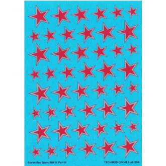 Techmod Soviet Red Stars makett matrica