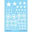 Techmod Allied Star Insignia White makett matrica