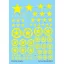 Techmod Allied Star Insignia Yellow makett matrica