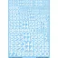Techmod U.S. Serial & Code Numbers makett matrica