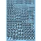 Techmod U.S. Serial & Code Numbers makett matrica