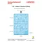 Techmod U.S. Letters & Numbers white makett matrica