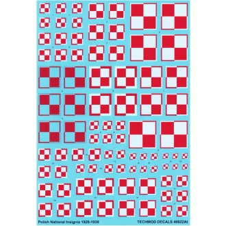 Techmod Polish National Insignia 1920-1939 makett matrica
