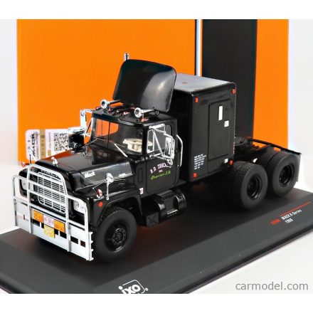 IXO MACK R-series, black, with rear cabin, 1966