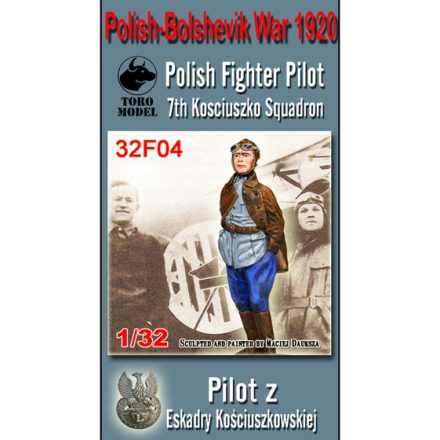 Toro Model Polish-Bolshevik War 1920 Polish Fighter Pilot, 7th Kosciuszko Squadron makett