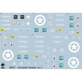   Toro Model Cromwell & Centaur tanks in Polish service vol.2 matrica