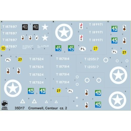 Toro Model Cromwell & Centaur tanks in Polish service vol.2 matrica