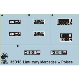   Toro Model Mercedes-Benz luxury cars in Polish service matrica