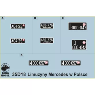   Toro Model Mercedes-Benz luxury cars in Polish service matrica