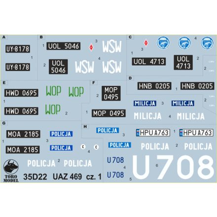 Toro Model UAZ-469 in Poland vol.1 matrica