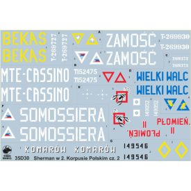   Toro Model Polish Shermans in Italy, 2nd Polish Corps 1945 vol.2 matrica