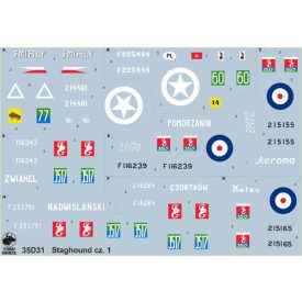 Toro Model Staghound in Polish service vol.1 matrica