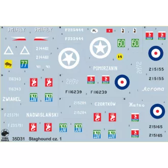 Toro Model Staghound in Polish service vol.1 matrica