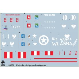   Toro Model Captured & non-standard vehicles in Polish service matrica