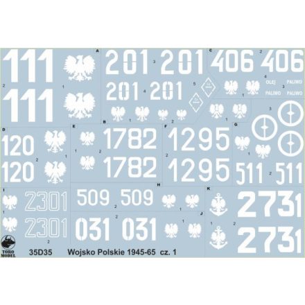 Toro Model Polish Army 1945-65 vol.1 matrica