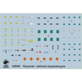 Toro Model Polish APC Rosomak - placards matrica