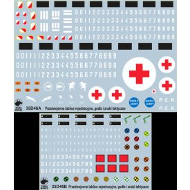   Toro Model Polish Army vehicles Pre-war registration numbers, unit insignia & stencils matrica
