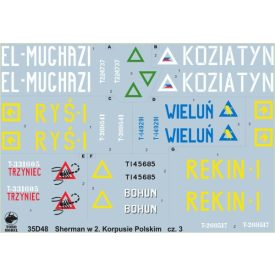   Toro Model Polish Shermans in Italy, 2nd Polish Corps 1945 vol.3 matrica