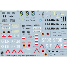   Toro Model Polish Army vehicles on foreign missions - vol.1 matrica