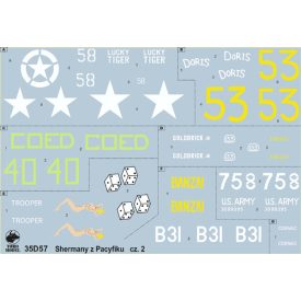 Toro Model PTO Sherman tanks vol.2 matrica