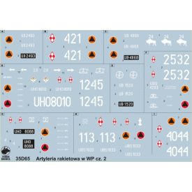 Toro Model Rocket Artillery in the Polish Army vol.2 matrica