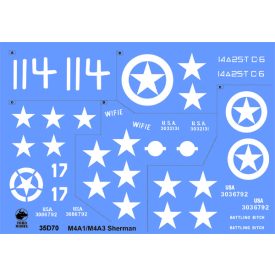 Toro Model US Army Shermans at ETO vol.1 matrica