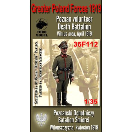 Toro Model Greater Poland Forces 1919 Poznan volunteer Death Battalion Vilnius area, April 1919 makett