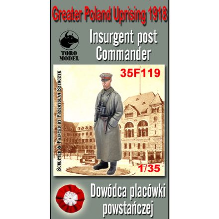 Toro Model Greater Poland Uprising 1918 Insurgent post Commander makett