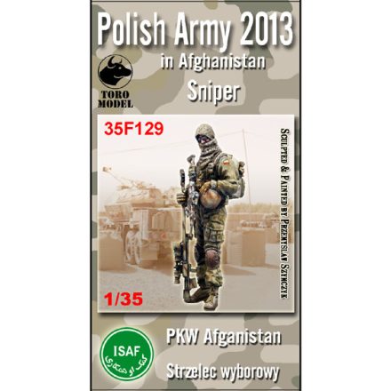 Toro Model Polish Army in Afghanistan Polish Sniper Resin figurine with decals makett