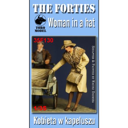 Toro Model The Forties Woman in a hat makett