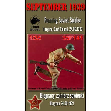 Toro Model September 1939 Running Soviet soldier Husynne, East Poland, 24.09.1939 makett