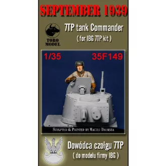   Toro Model September 1939 7TP tank Commander (for IBG 7TP kit) makett